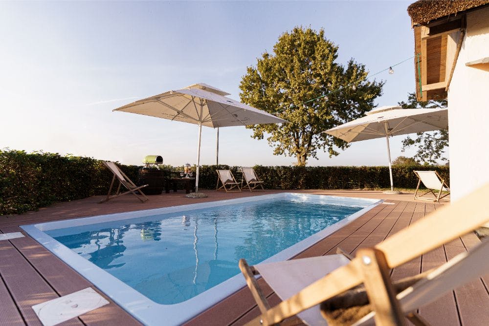 Panonsko selo - Vila s privatnim vanjskim bazenom i saunom - odmor tijekom vikenda, Moravske Toplice, Slovenija - 540 EUR - 2x noćenje u vili s privatnim vanjskim bazenom i saunom za do 7 osoba, 2x karte za kupanje u Termama 3000